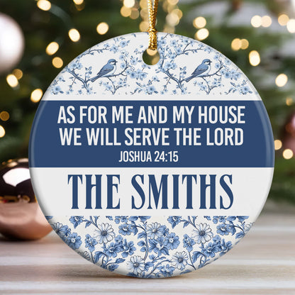 Faith Quote - Personalized Ceramic Ornament GOJS10100