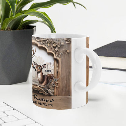God Knew My Heart Needed You - Personalized Ceramic Mug