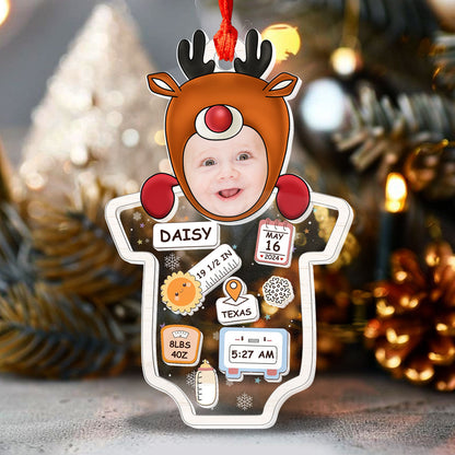 Baby's First Christmas - Personalized 3 Layered Ornament GOJS10138