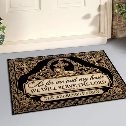 Faith-Inspired Home Decor - Custom Doormat GDMJS10006