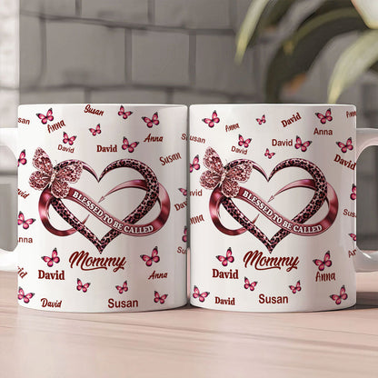 Blessed To Be Called Mom - Personalized Coffee Mug