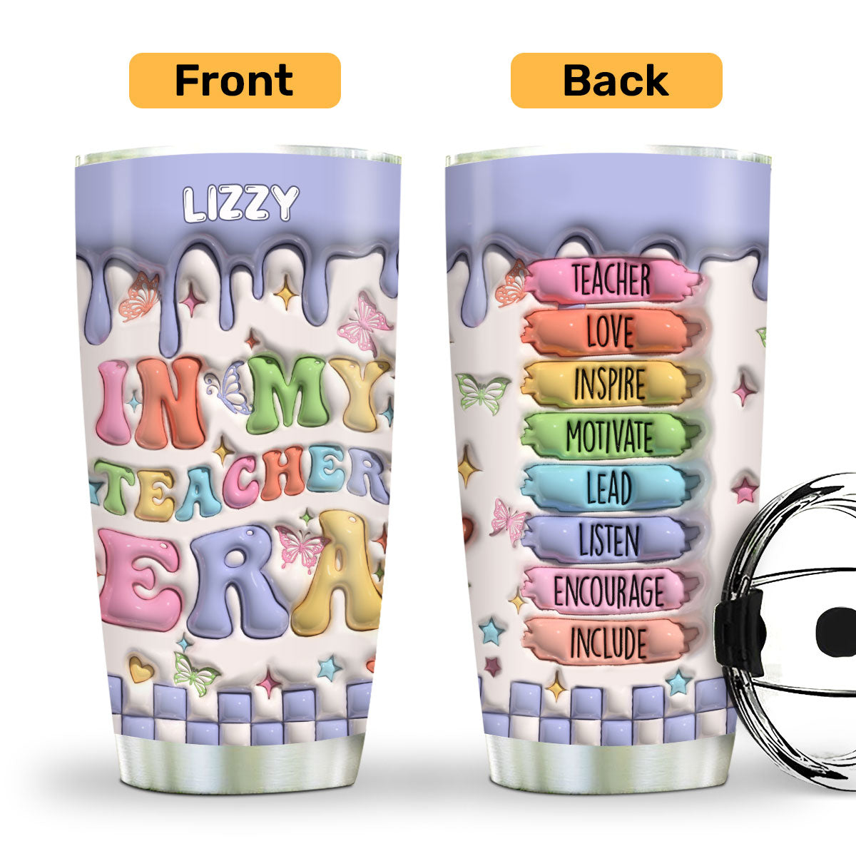In My Teacher Era - Personalized Stainless Steel Tumbler