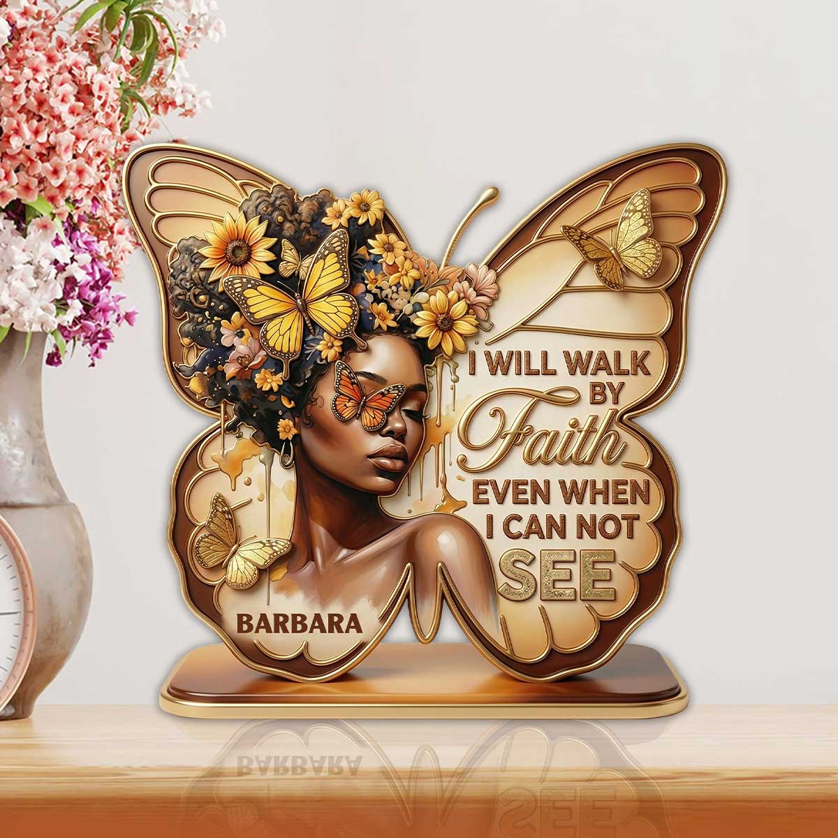 Faith Quote - Personalized Acrylic Plaque GAPJS10081