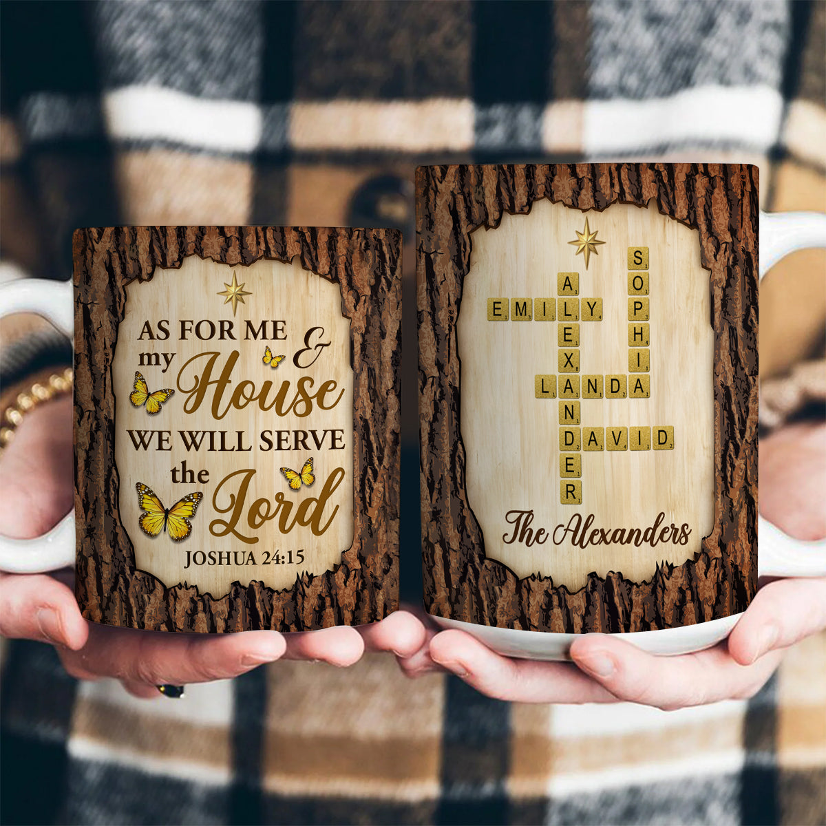 As For Me And My House - Personalized Coffee Mug