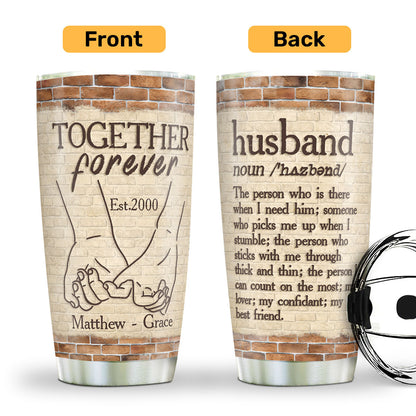 Husband Definition - Personalized Stainless Steel Tumbler