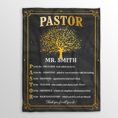 Thank You for All You Do - Personalized Fleece Blanket GBJS10033