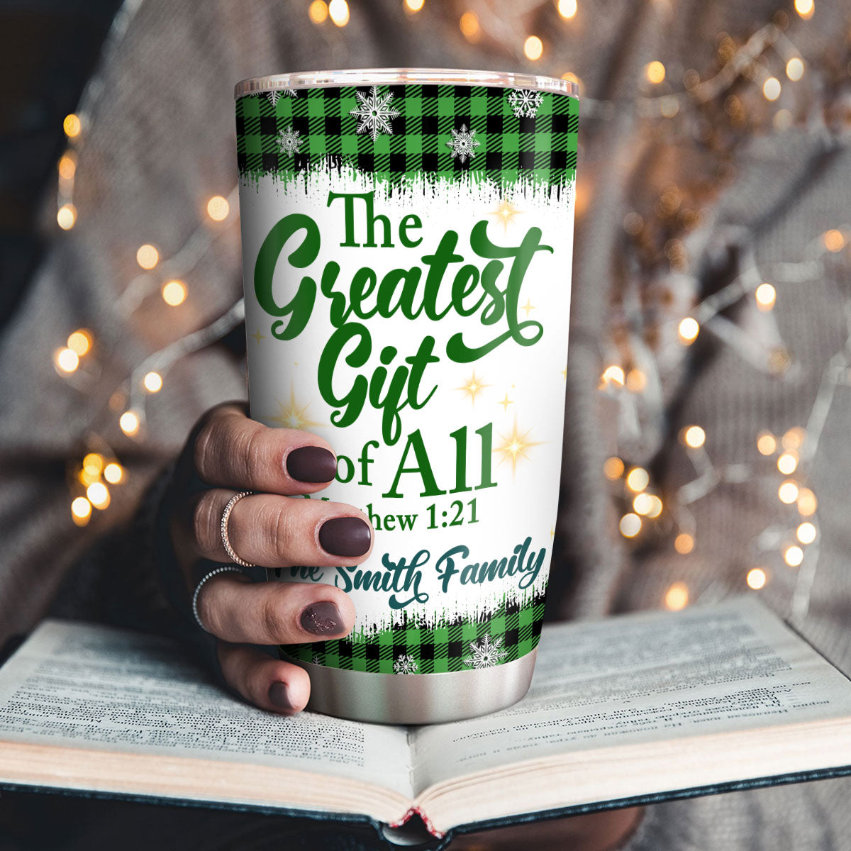 Faith-Inspired Gift - Personalized Stainless Steel Tumbler