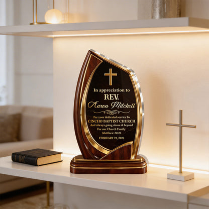 Faithful Inspiration - Custom Shaped Acrylic Plaque GAPJS10092