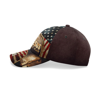 Make Jesus First Again - Personalized Classic Cap Faith