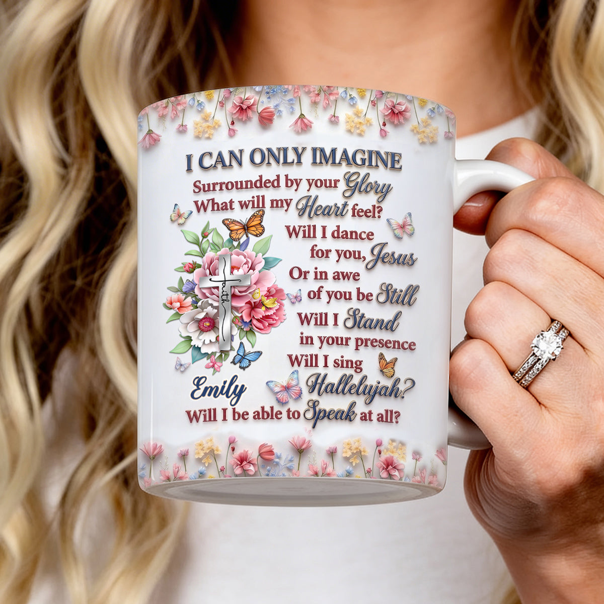 I Can Only Imagine - Personalized Ceramic Coffee Mug