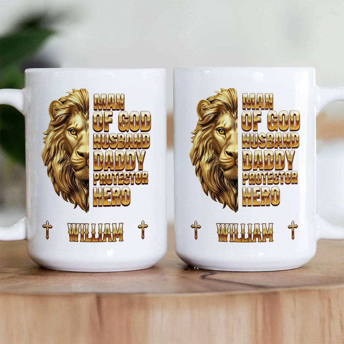 Man Of God - Personalized Ceramic Coffee Mug