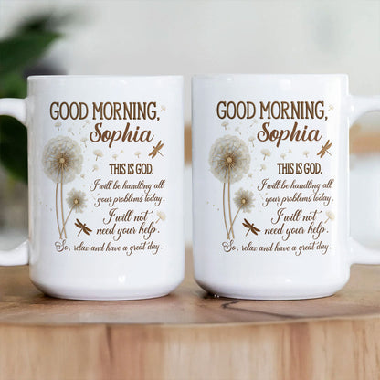 Positive Morning - Personalized Coffee Mug