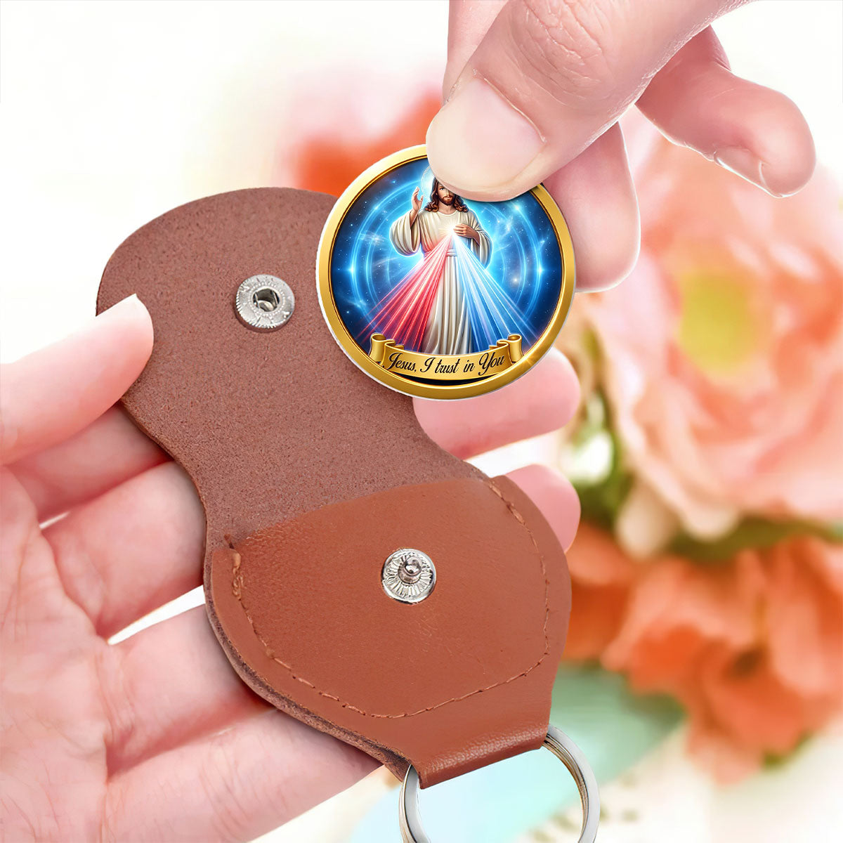 Jesus I Trust In You - Personalized Pocket Hug Christian Keepsake