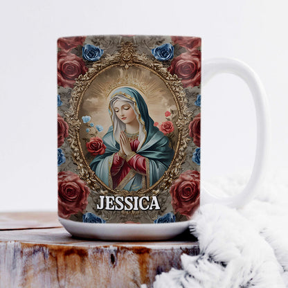 Hail Mary Full Of Grace - Personalized Ceramic Mug