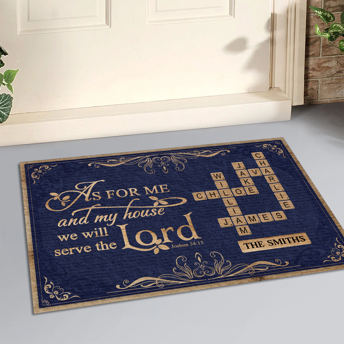 Faith Quote - Personalized Doormat for Home Decor GDMJS10043