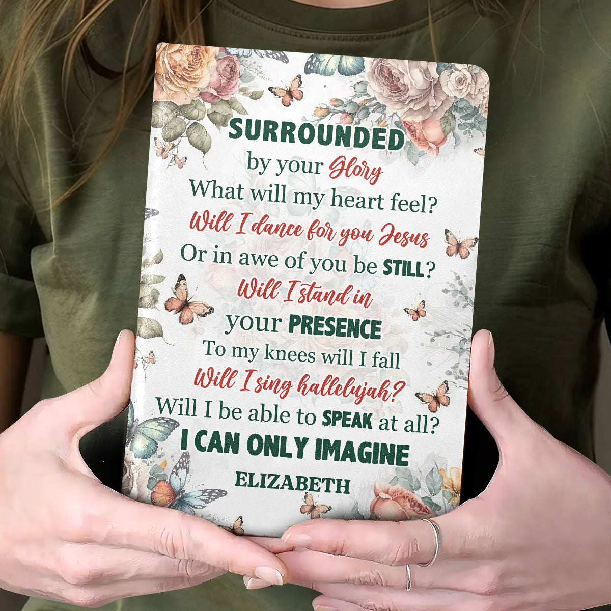 I Can Only Imagine - Personalized Leather Notebook GMJSNB200111