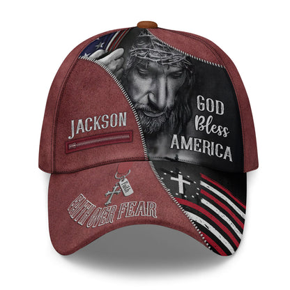 God Bless America - Personalized Classic Cap