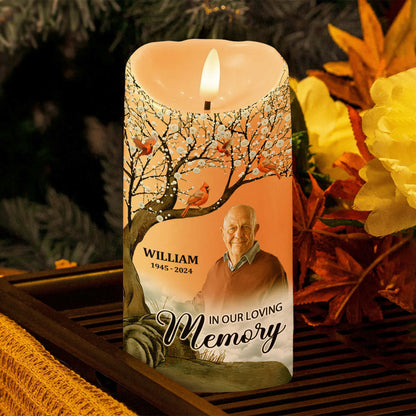 A Limb Has Fallen From Our Family Tree - Personalized Flameless LED Candle