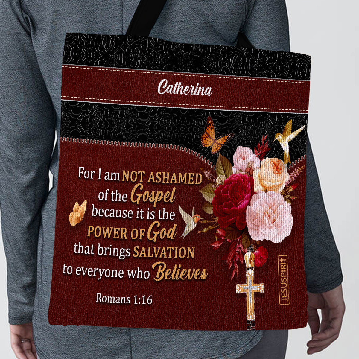 Not Ashamed Of The Gospel - Personalized Tote Bag GTTJS10148