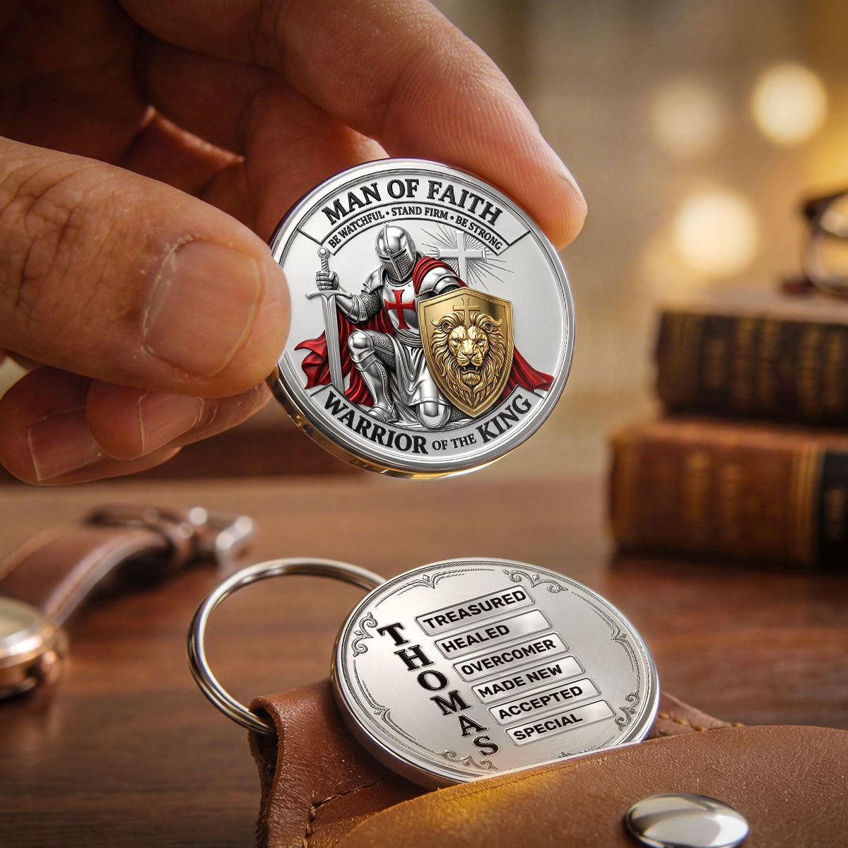 Man of Faith - Personalized Christian Keepsake for Him