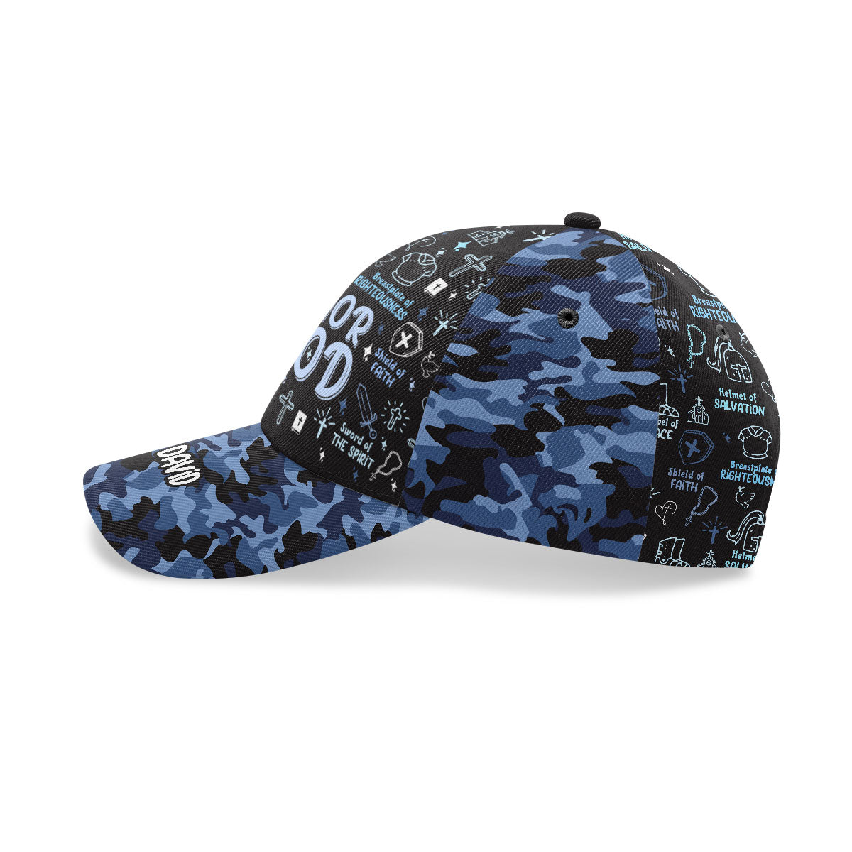 Armor Of God - Personalized Classic Cap Camo Christian Inspirational