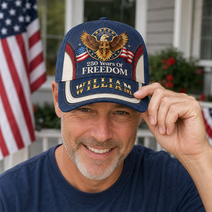 Patriotic Independence Day - Personalized Classic Cap for Him