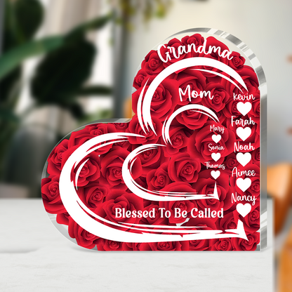 Blessed To Be Called - Personalized Acrylic Plaque GAPJS10238