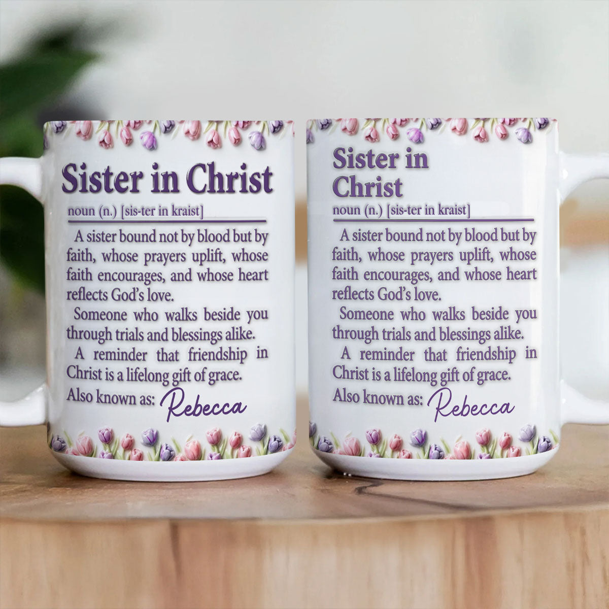 Faith-Inspired - Personalized Ceramic Coffee Mug