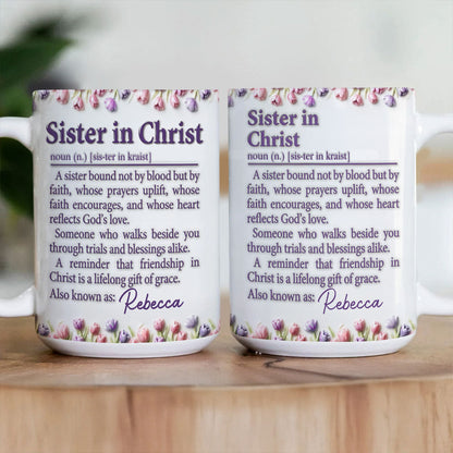 Faith-Inspired - Personalized Ceramic Coffee Mug