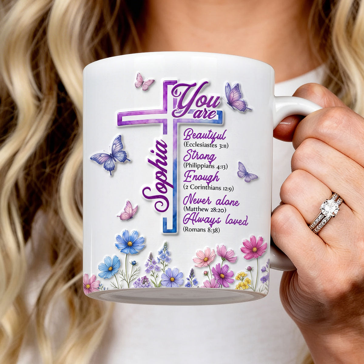 You Are Loved Always Enough - Personalized Ceramic Coffee Mug