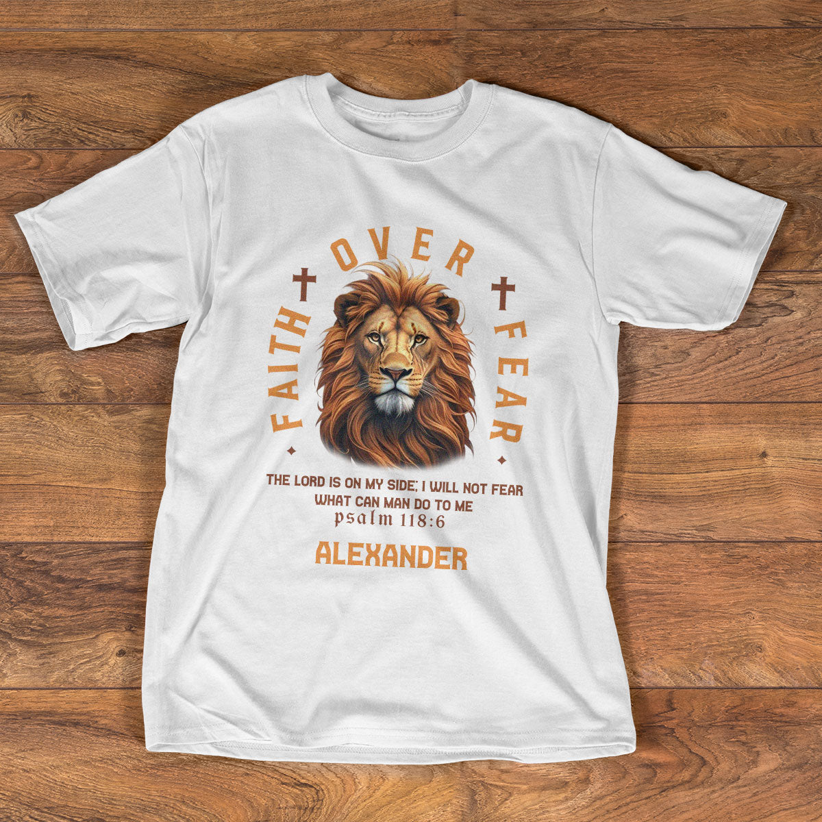Faith Over Fear - Personalized 2D Unisex T-shirt GMJSTS200047