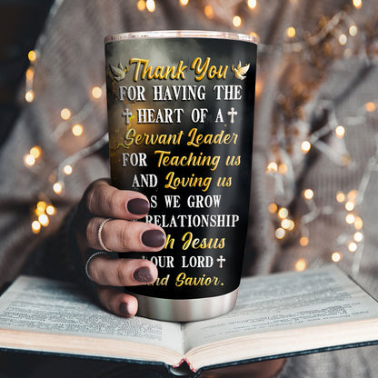 Servant To All - Personalized Stainless Steel Tumbler 20oz