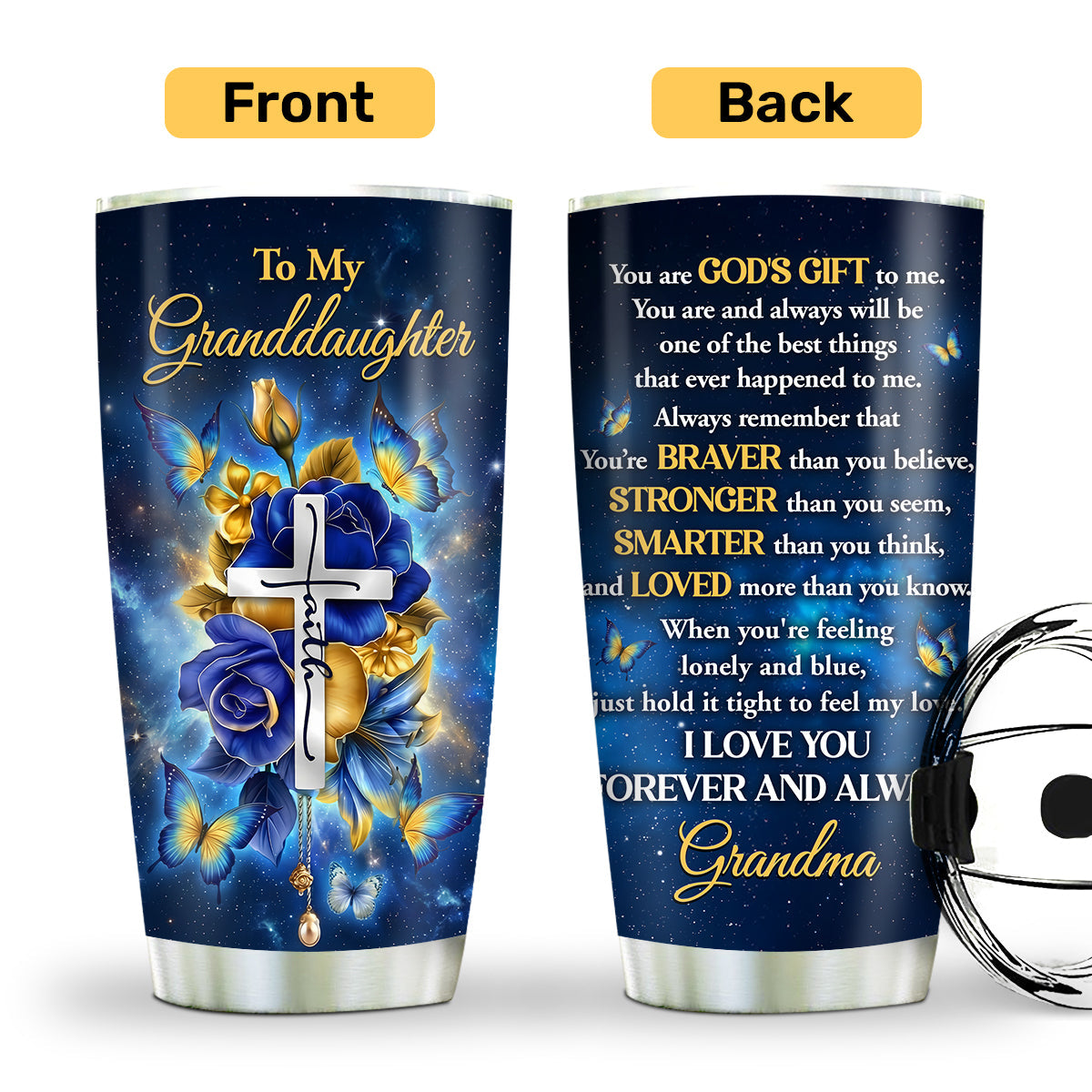 Endless Love In Every Sip - Personalized Stainless Steel Tumbler