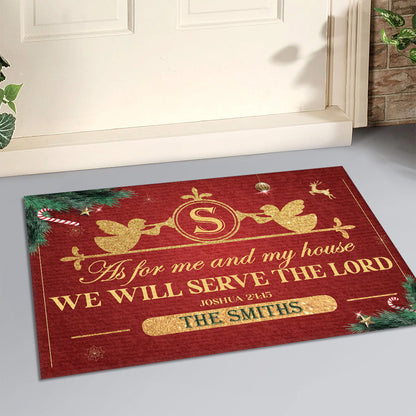 Bible Verse - Personalized Doormat for Home