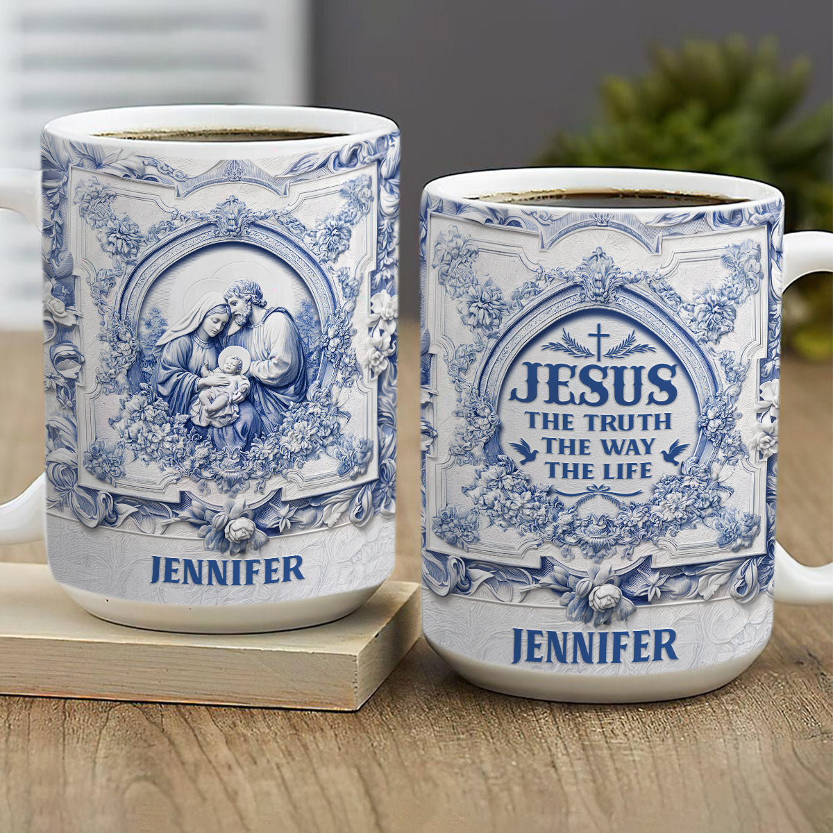 Jesus The Truth The Way The Life - Personalized Coffee Mug