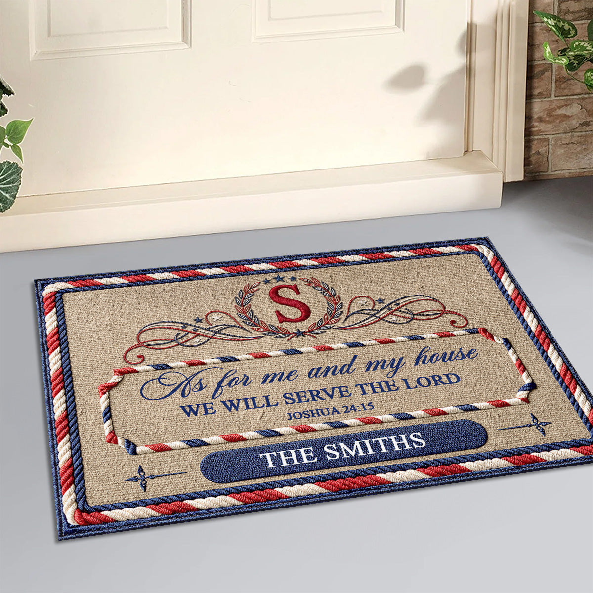 Faith-Based - Personalized Doormat GDMJS10008