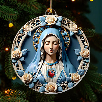 Sacred Heart Of Mary - Acrylic Ornament GOJS10056