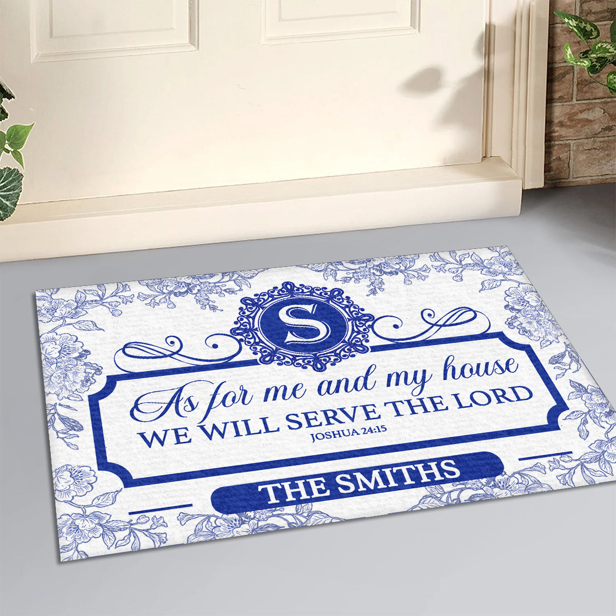 Bible Verse - Personalized Doormat for Home Decor