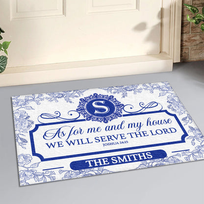 Bible Verse - Personalized Doormat for Home Decor