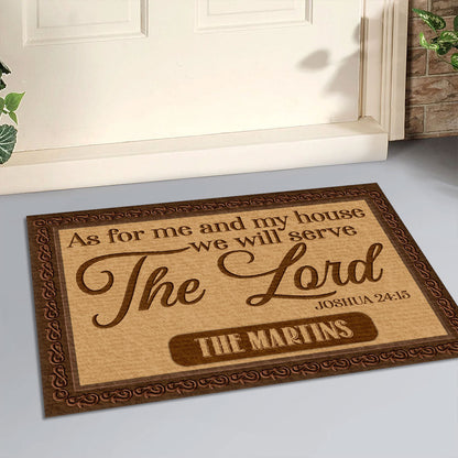 Faith Quote - Personalized Doormat for Home