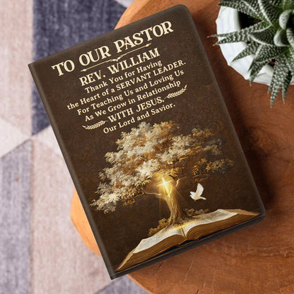 Blessed To Have You - Personalized Leather Cover Notebook GMJSNB200039