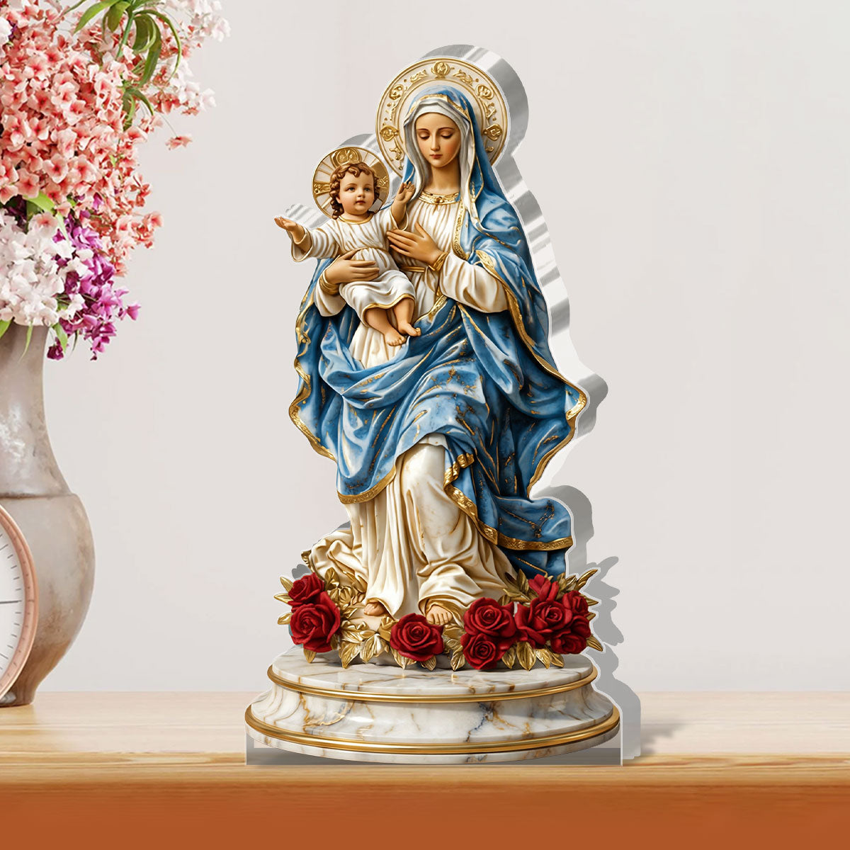 Radiance Of Mercy - Custom Shaped Acrylic Plaque - Gift For Mom GAPJS10124