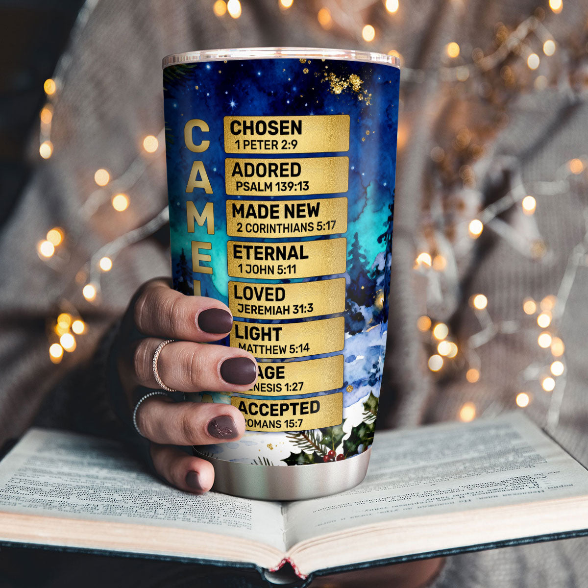 Be Still And Know That I Am God - Personalized Tumbler