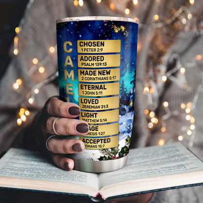 Be Still And Know That I Am God - Personalized Tumbler
