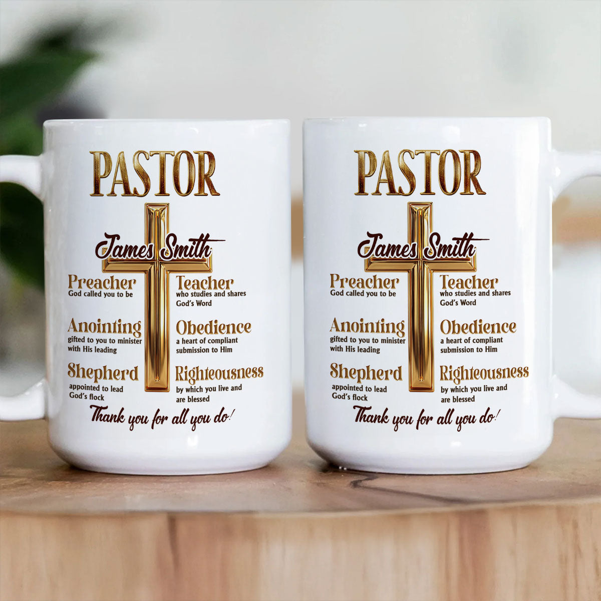 Faith - Personalized Ceramic Coffee Mug