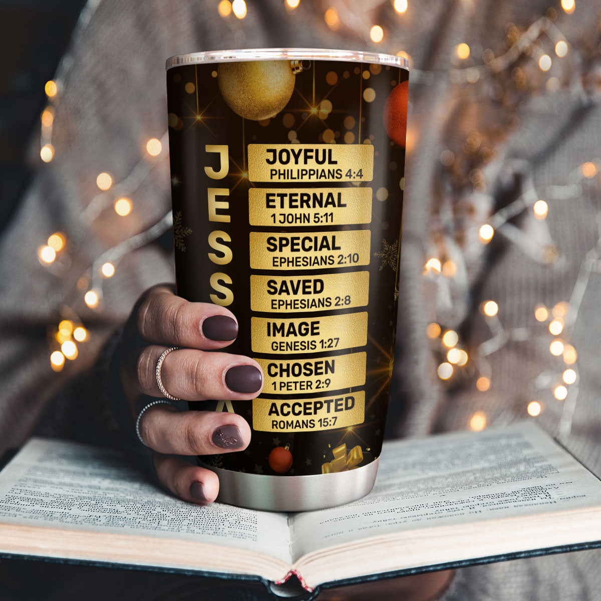 Faith Quote - Personalized Stainless Steel Tumbler