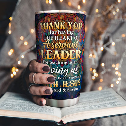 Thank You Pastor - Inspirational Christian Tumbler - Personalized Gift