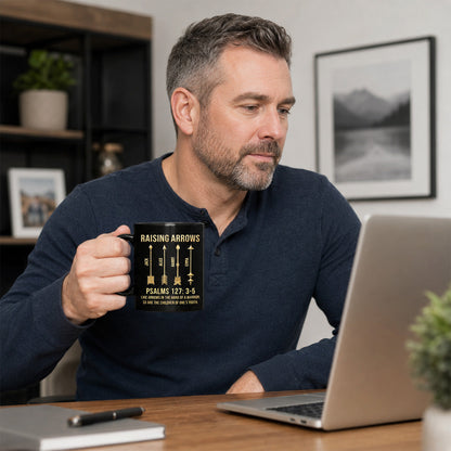 Raising Arrows - Personalized Coffee Mug for Dad