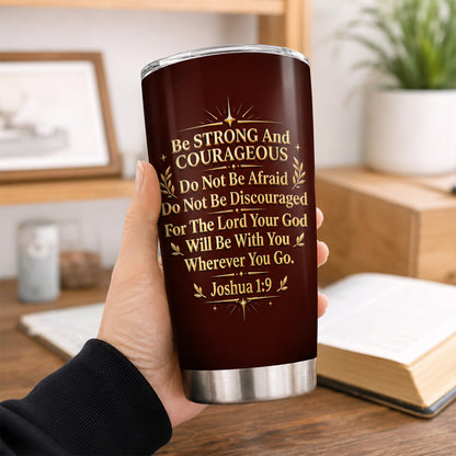 Man of God - Personalized Stainless Steel Tumbler - Christian Faith Gift for Him