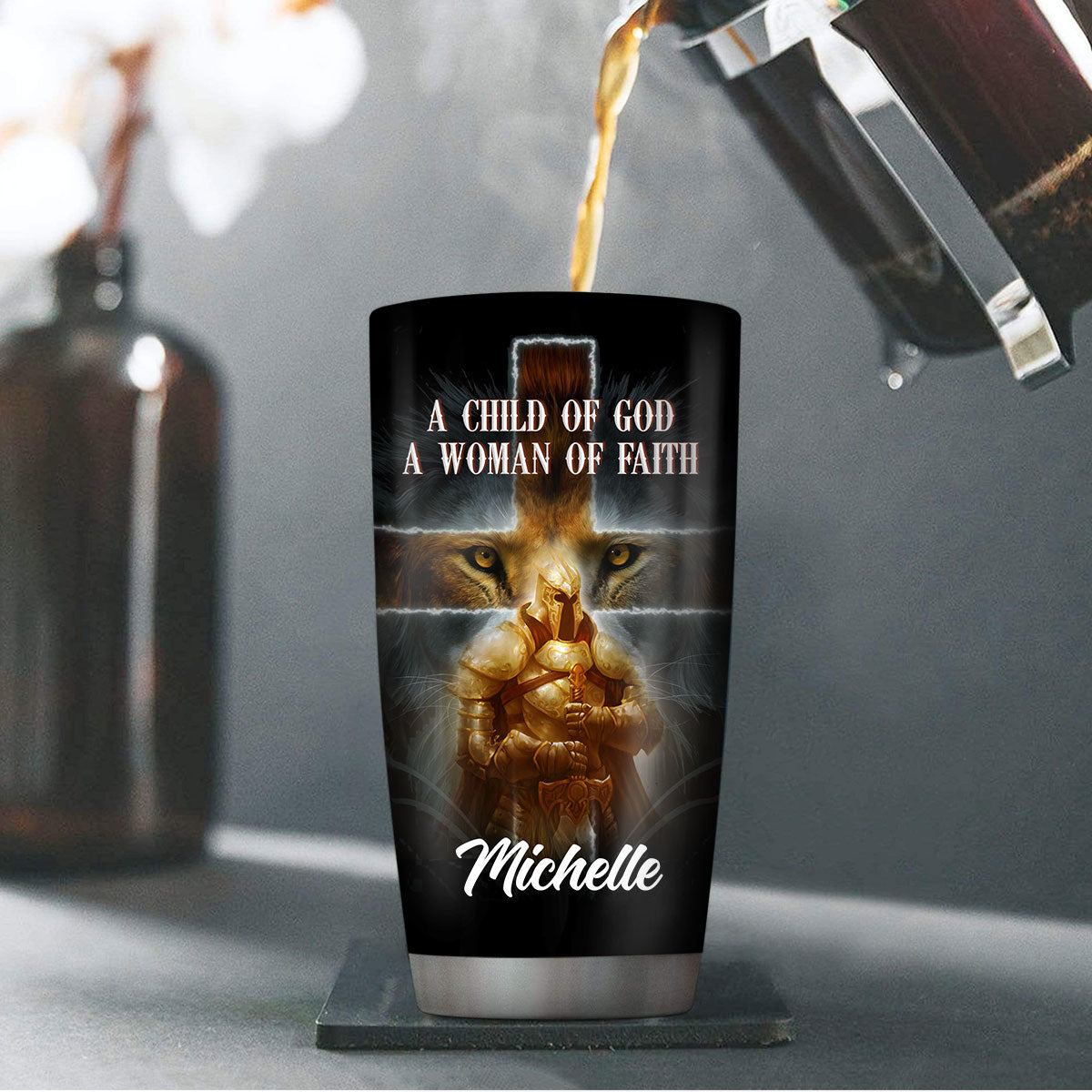 Child of God - Personalized Tumbler - 20oz Stainless Steel